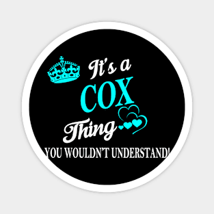 COX Magnet